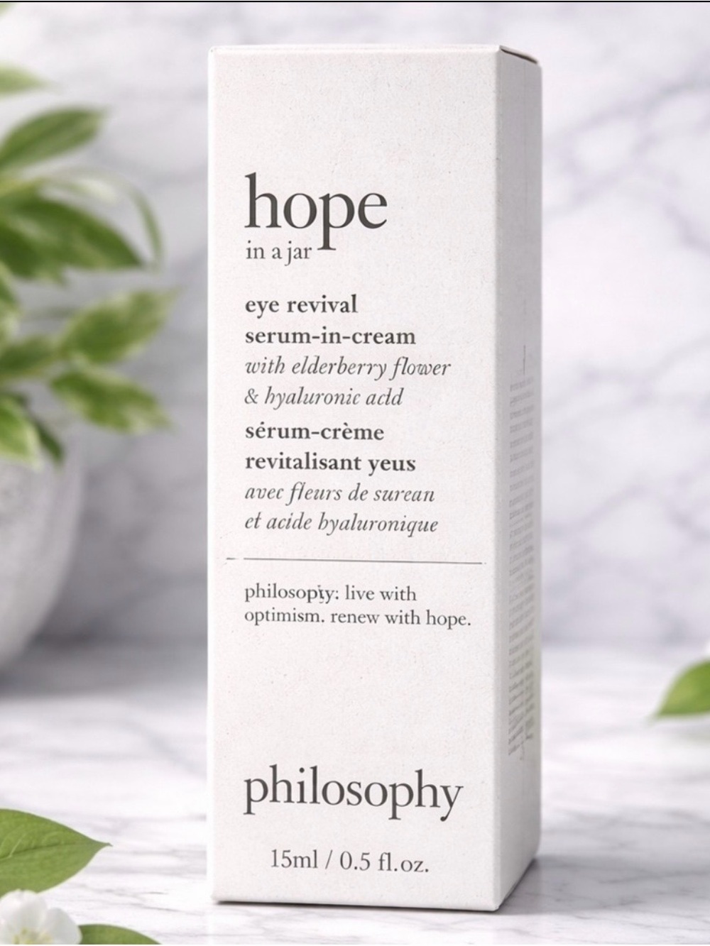 New Philosophy Hope In A Jar Eye Revival 15ml Hyaluronic Acid Eye Cream